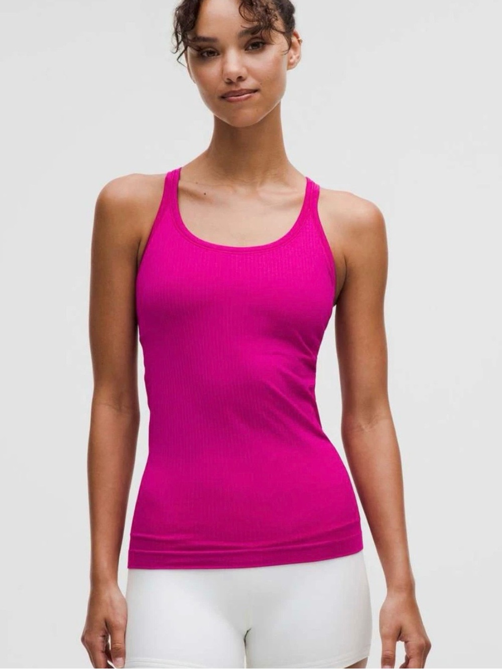 lululemon Ebb To Street Ribbed Tank Top Ripened Raspberry Yoga Full Length
